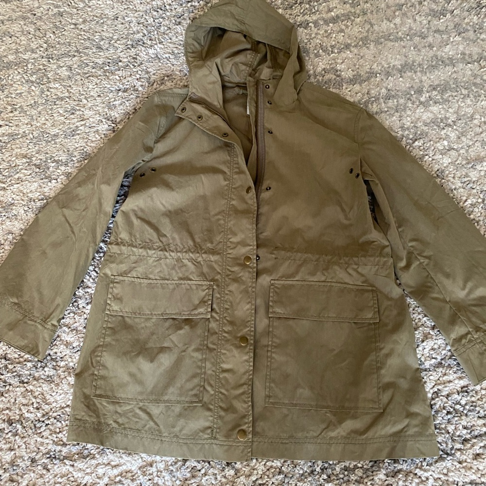 Madewell Olive Hooded Women's Jacket